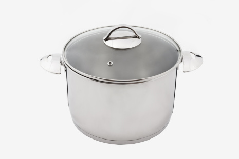 Кастрюля "Аметист" 5,0 л со стеклянной крышкой (220/210 мм)